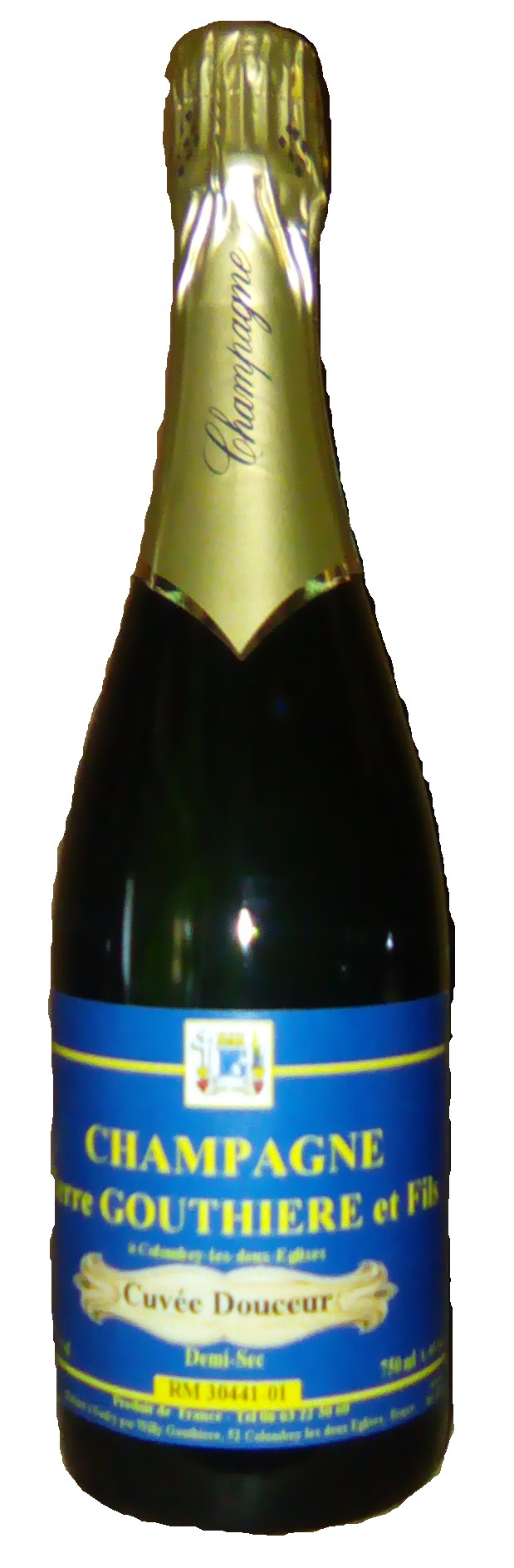 bouteille marc de champagne